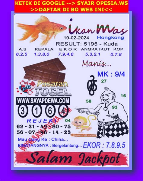 Code syair sdy hari ini vip. Togel hongkong 6d versi.