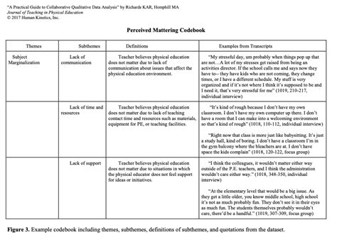 Codebook with Examples & Frequencies Download Table