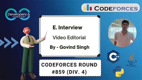 Codeforces interview questions.  Finalize your registration at Codeforces using the li...
