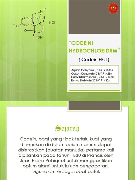 Codein Hcl