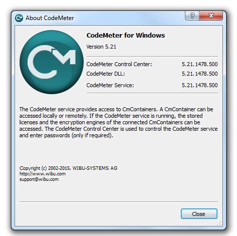 Codemeter runtime server service.  Check whether the following processes a...