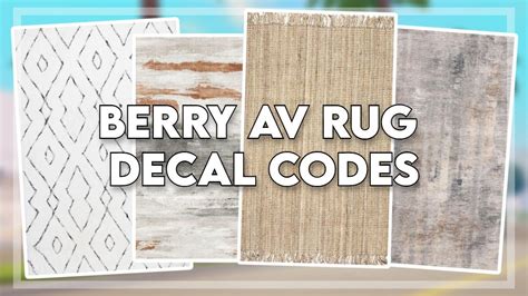 Codes for berry avenue pictures and rugs. Aesthetic Y2K Accessory Codes and Links | Roblox Bloxburg, Berry Avenue, Brookhaven ──── · · ♡ · · ──── Hey there, I hope you found this video enjoyable! ... 