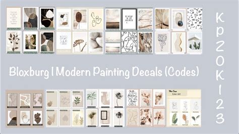 This video has 20 decal ID numbers for you to use in your builds!This collection is a theme of Elegant Flowers.This collection is all my original digital art.... 