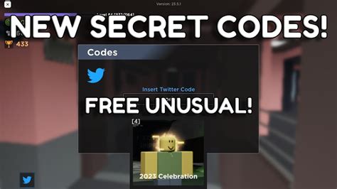 4 days ago · HolidayUpdateFixEXP. Redeem this code for exclusive rewards. 1bill. Redeem this code for 1 Billion Celebration Cosmetic. therealdeal. Redeem this code for Bird Badge. Evade free codes are valid for a certain time, so you should hurry up and enter them in-game. We regularly check for new codes, so we advise you to visit this page often. . 