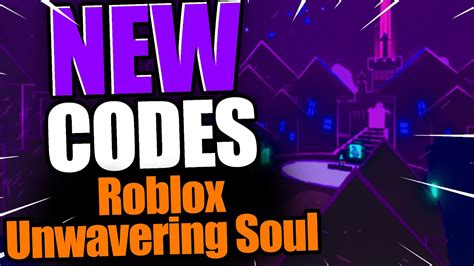 All Unwavering Soul Codes. You have to be a member of the YN Studio Roblox Group to use these codes! 20M100k80K – Redeem for 200 lv, 200 tp, and 200 Kromer (NEW) ALOTXP – Redeem for XP;. 