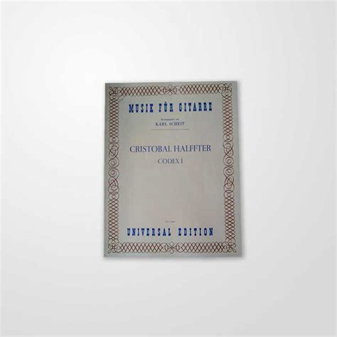 Codex i [für gitarre, von] cristobal halffter. - Professional baking 5th edition study guide.