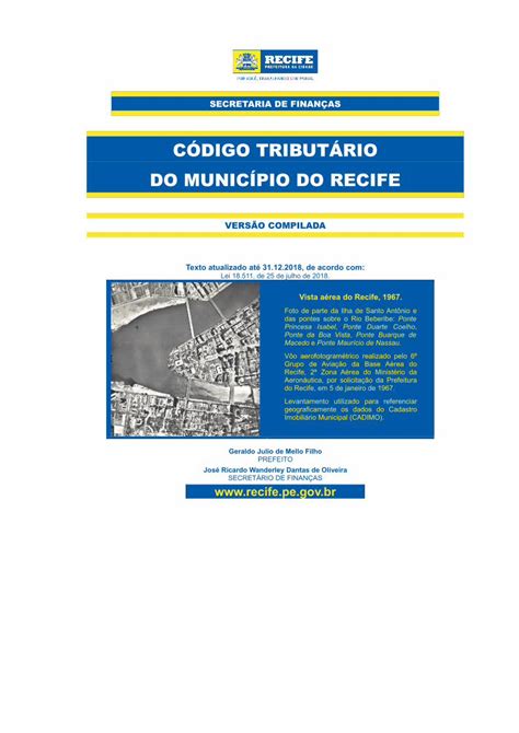 Codigo tributário do munícipio do recife. - Komatsu wa900 3 wheel loader service repair workshop manual download sn 50001 and up.
