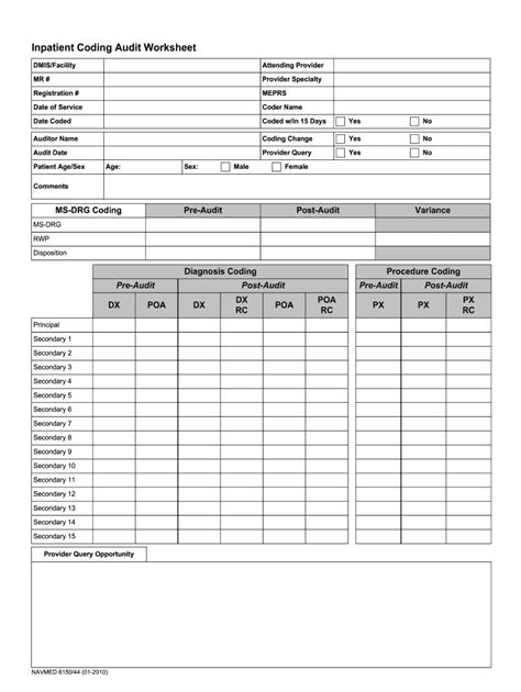 Coding Audit Template 20202022 Fill and Sign Printable Template