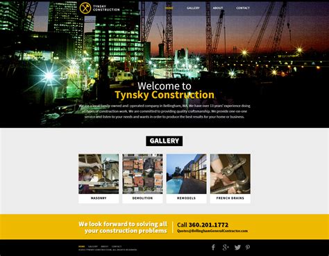 Coding Concrete/General Contractor Website Free Website Templates