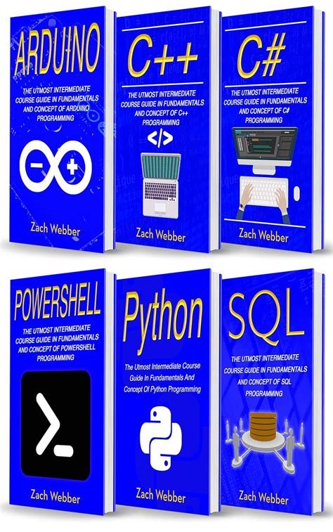 Coding Languages Halfway 6 Books In 1 Programming In Arduino C C Powershell Python Amp Sql