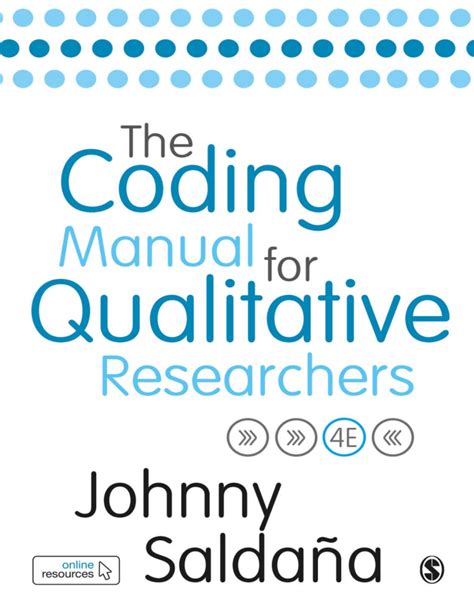Coding manual for qualitative researchers saldana. - Im alter wird sie eine abgeklärte, weise und etwas kauzige frau..