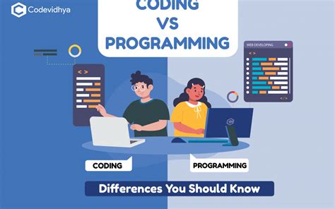 Coding vs Programming Differences You Should Know Codevidhya