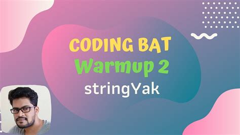 CodingBat - Java - Warmup-2 - "stringYak" algorithm