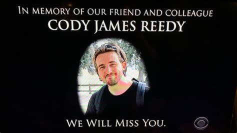 Tragedy Info. · March 28, 2021 ·. Cody James Reedy Obituary – Death: Cody James Reedy Obituary California 2019 | Cody James Reedy Cause Of Death Cody James Reedy Obituary: In the loving memory of Cody James Reedy, we are saddened to inform you that Cody James Reedy, a beloved and loyal friend, has passed away. A unique soul with a great ...
