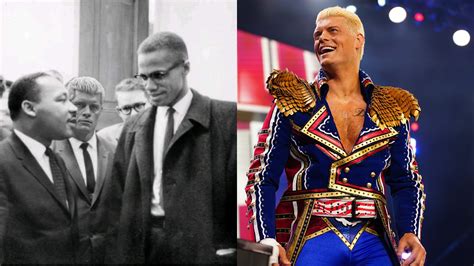 Cody Rhodes finally brought the thunder as he came face-to-face with The Rock on SmackDown.After Seth Rollins accepted The Rock's challenge for him and Rhodes to face Rock and Roman Reigns at night one of WrestleMania, The Rock went off on Rhodes.Citing an age difference between Rhodes and his siblings to set up his next insult, Rock called the son of Dusty Rhodes a "mistake.". 