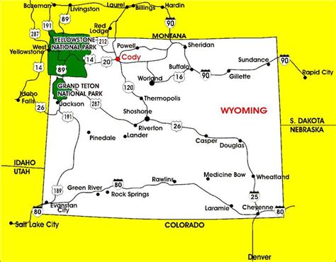 Cody wyoming map. Things To Know About Cody wyoming map. 