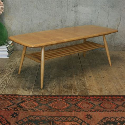 Coffee/companion table Beech handmade vintage …