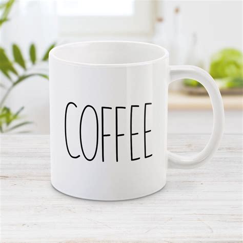 Coffee Cup Words Etsy