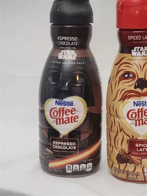 Coffee Mate Chewbacca Collectible Bottle Spiced Latte eBay