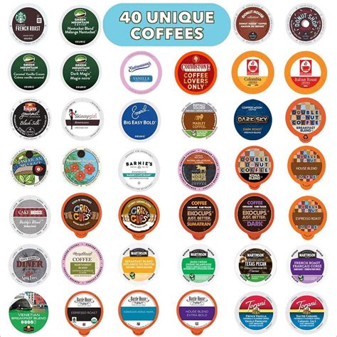 Coffee Pods Variety Pack Sampler, Assorted Single …