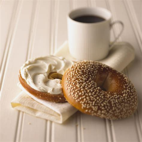 Coffee and bagel. Reach out to us and let us know if there is anything we can do for you 