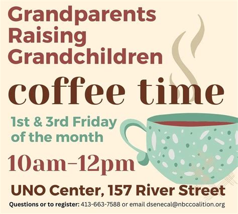 Coffee club for grandparents raising grandkids in North Adams
