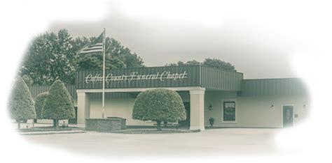 Coffee county funeral home. Facebook. Our Team - Coffee County Funeral Chapel offers a variety of funeral services, from traditional funerals to competitively priced cremations, serving Manchester, TN and the surrounding communities. We also offer funeral pre-planning and carry a wide selection of caskets, vaults, urns and burial containers. 