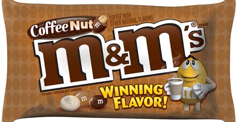 Coffee nut m&m. Try this exciting flavor of Peanut M&M'S Candy. M&M'S Coffee Nut Peanut Chocolate Candies are a spin on a classic chocolate treat. Satisfy your love of milk chocolate with whole peanuts and rich coffee flavor, coated in a colorful candy shell. Grab a bag of Coffee Nut M&M'S Peanut Chocolate Candies to share with family, friends or the office. 
