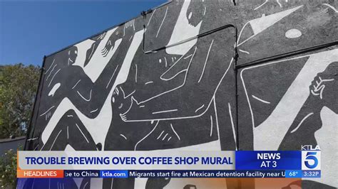 Coffee shop mural stirs up controversy in Altadena 