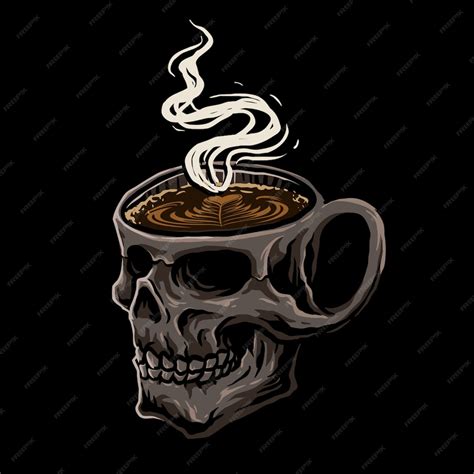 Coffee skull Vectors & Illustrations for Free Download Freepik