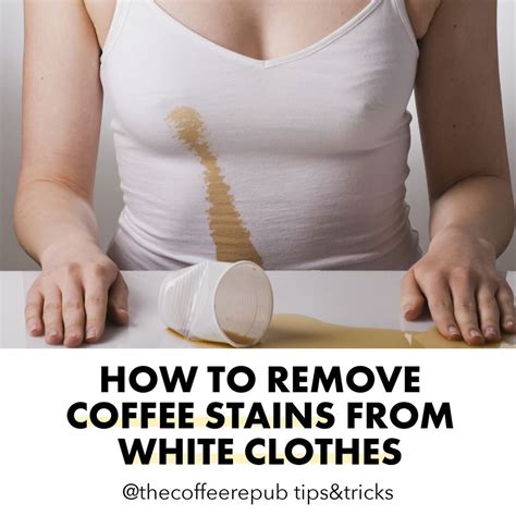 Coffee stain out. Tips to remove coffee stains from carpets. Mix one tablespoon of liquid dish detergent and one teaspoon of white vinegar. Add the mixture to one cup of warm water. Dab the mixture onto the stain with a clean, dry sponge or cloth until the stain lifts. Once the stain is lifted, sponge up any excess water on the carpet with a clean, dry towel. 