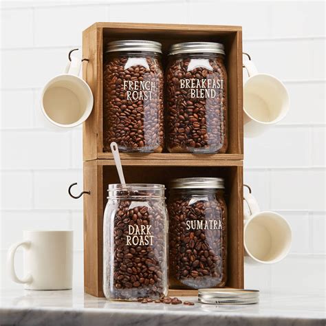Coffee storage. Jan 9, 2024 · 1. Store in a Cool Environment: The ideal temperature for coffee storage is between 50-70°F (10-21°C). It’s important to store your coffee beans in a cool area, away from direct heat sources like stoves, ovens, or sunlight. Excessive heat can cause the oils in the beans to degrade, resulting in a less flavorful brew. 