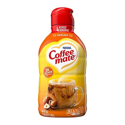 Coffee-Mate Hazelnut, 66 fl. oz. - BJs Wholesale Club