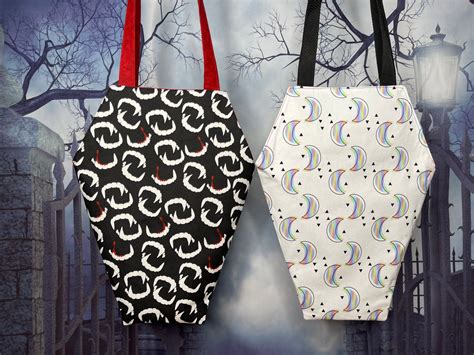 Coffin Stocking Sewing Pattern with bonus Coffin Tote Sewing Pattern