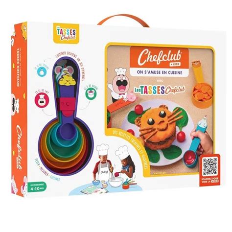 Coffret Chefclub Kids : On s'amuse en cuisine avec les tasses Chefclub
