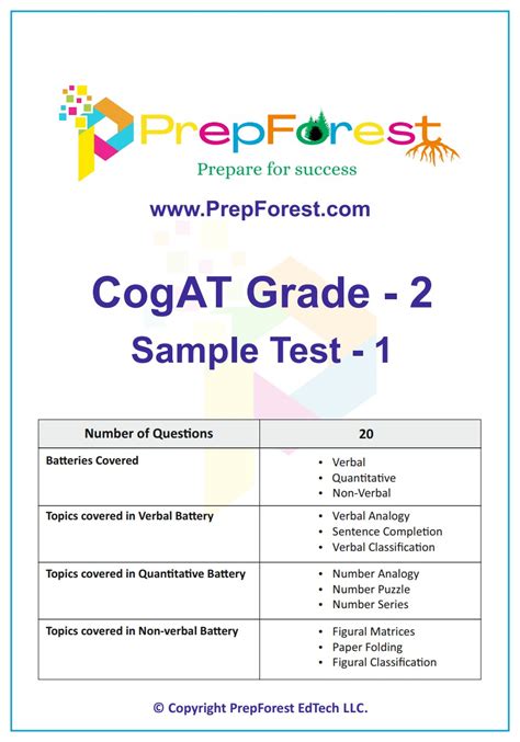 Cogat practice test grade 2.  Expert parent guide with examples and prep...