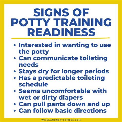 Cognitive Signs of Potty Training Readiness in Toddlers