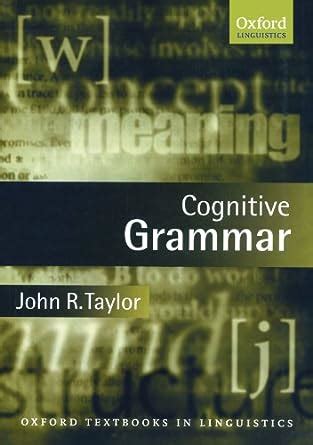 Cognitive grammar oxford textbooks in linguistics. - Manuale di riparazione big red 200es.