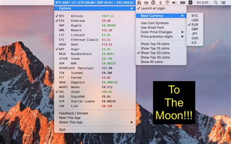 Coin Tick - Menu Bar Crypto for PC and Mac