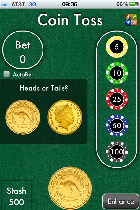 Coin flip games. With any one given coin toss, if the coin is fair, the probability of getting a head is 1/2. This is because a head occurs once on a coin and there are two equally likely possibilities. ... The game involved chance just as most of games do now, such as Monopoly and card games. Las Vegas is a city that is dominated by people that … 