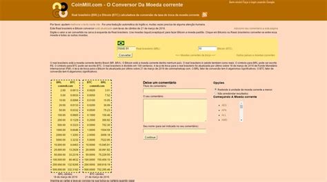 CoinMill.com - O Conversor Da Moeda corrente