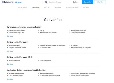 Coinmama verification.  Coinmama&rsquo;s transaction limits vary depending on your verificatio...