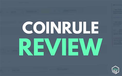 Coinrule review. Things To Know About Coinrule review. 