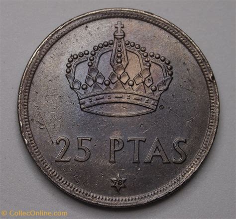 Coins of Spain with a face value 25 Pesetas in the Coinstrail catalog