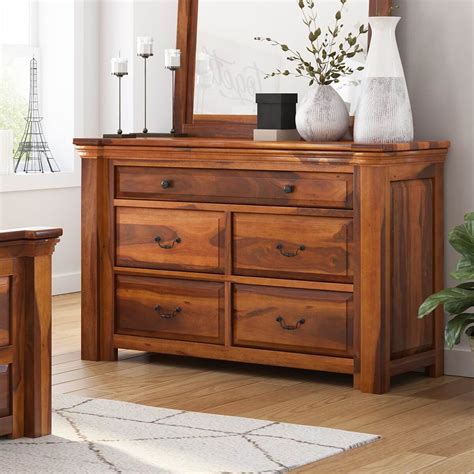 Colchester Rustic Oak Furniture Small Dresser Top