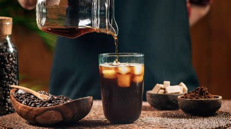 Cold brews. A ratio of 1:8 of coffee to water will produce a nice coffee ready to drink after around 24 hours at a coarse grind. Another option is to create a much stronger ... 