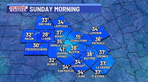 Cold tonight, but up near 70º for Sunday