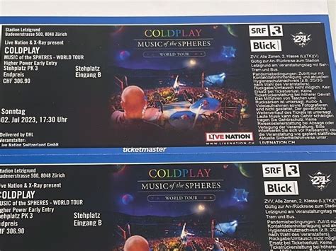 Coldplay Higher Power Early Entry VIP Package