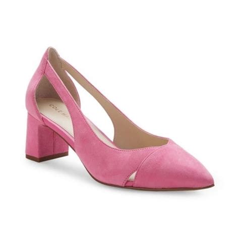 Cole Haan Caia Leather Block Heel d