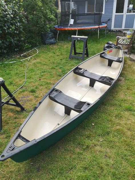 17' Coleman flat back canoe. 17' Coleman